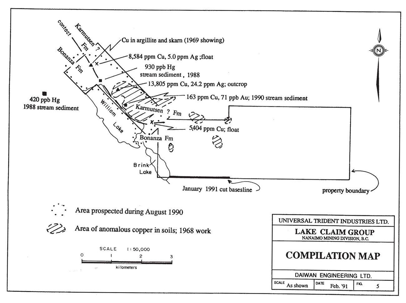 Figure 5: William Lake Area in 1991